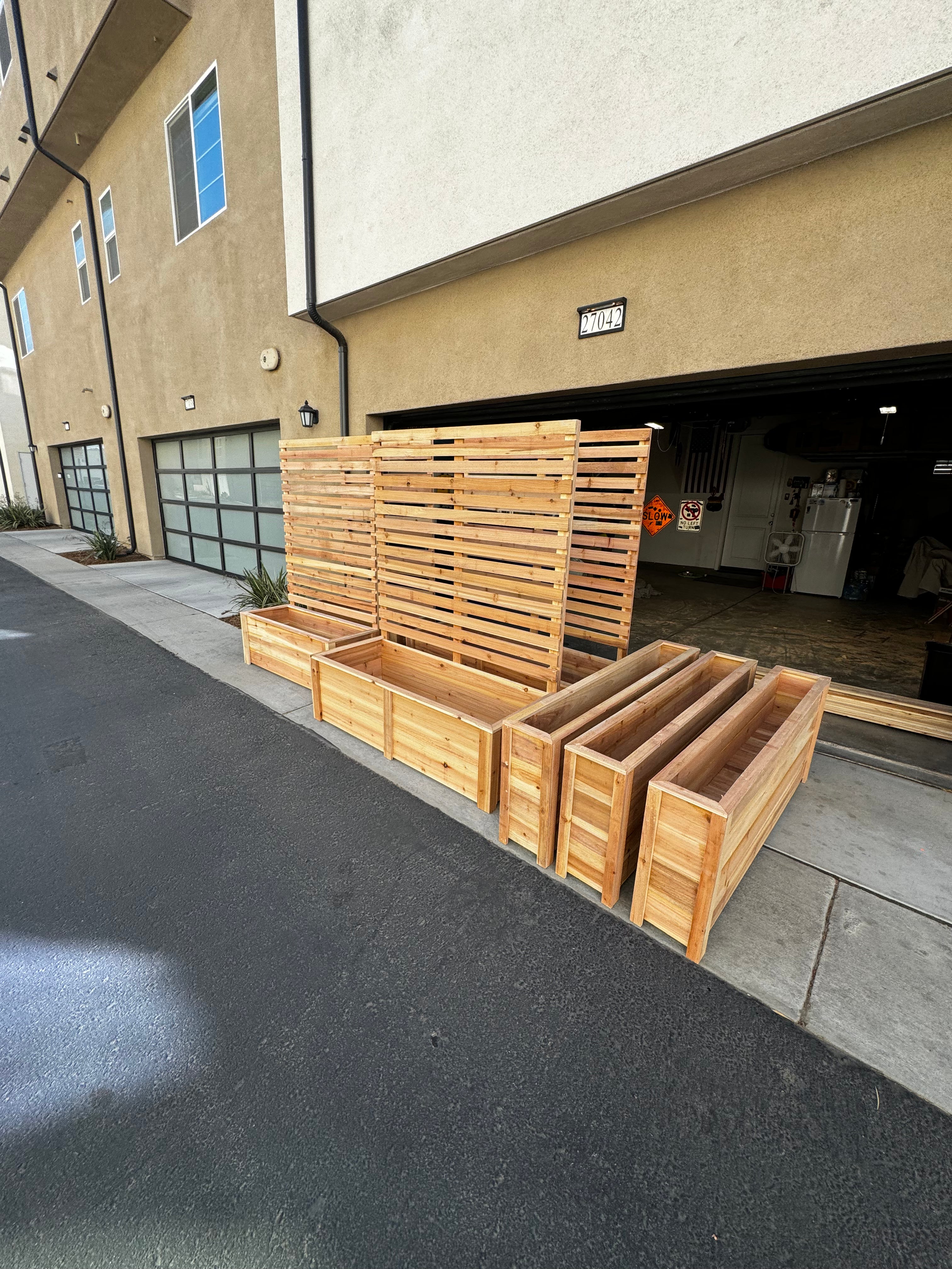 4' x 6' Privacy Screen Planter Box Plans (PDF)