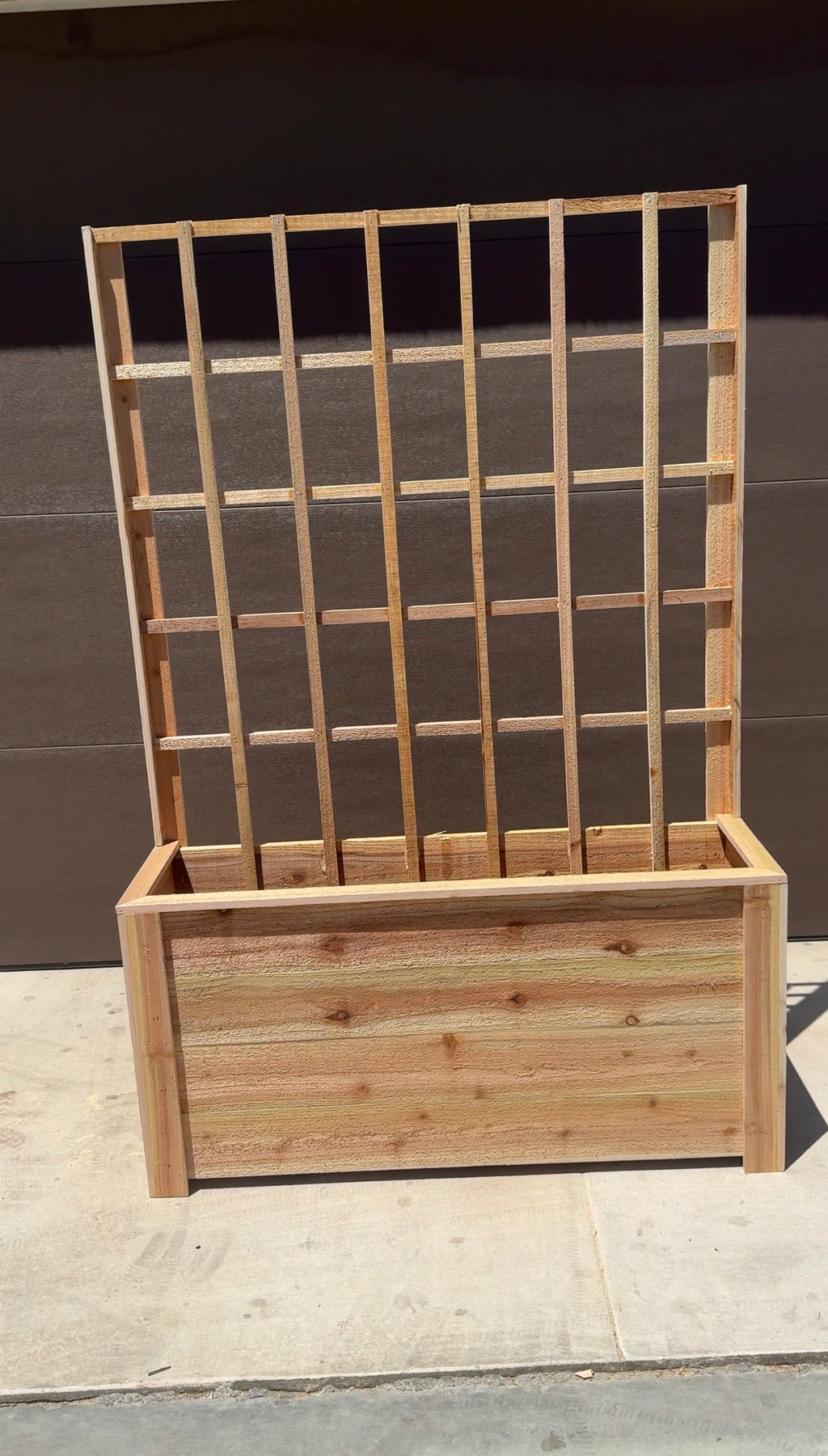 4' x 6' Cedar Lattice/Trellis Planter Box Plans (PDF)